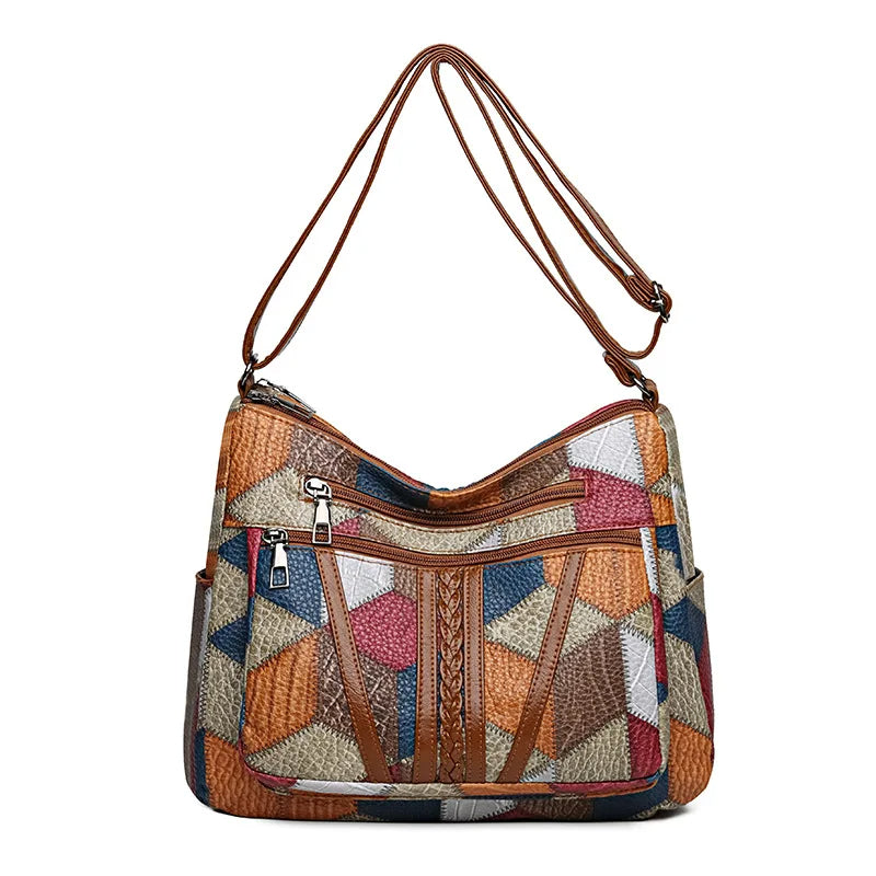 Sac Bandoulière Patchwork Femme – Original et Élégant