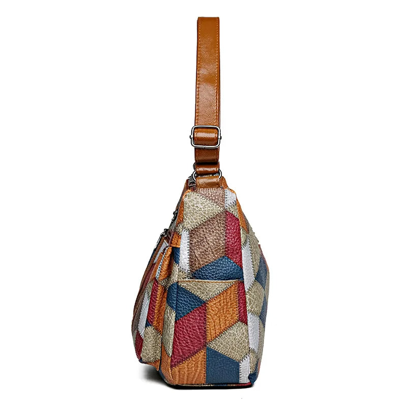 Sac Bandoulière Patchwork Femme – Original et Élégant