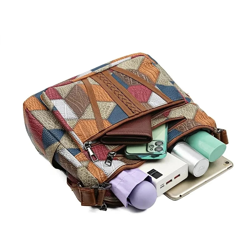 Sac Bandoulière Patchwork Femme – Original et Élégant
