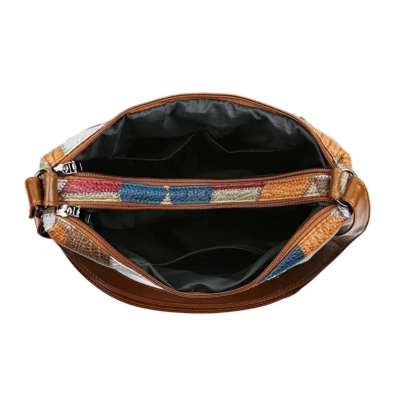Sac Bandoulière Patchwork Femme – Original et Élégant