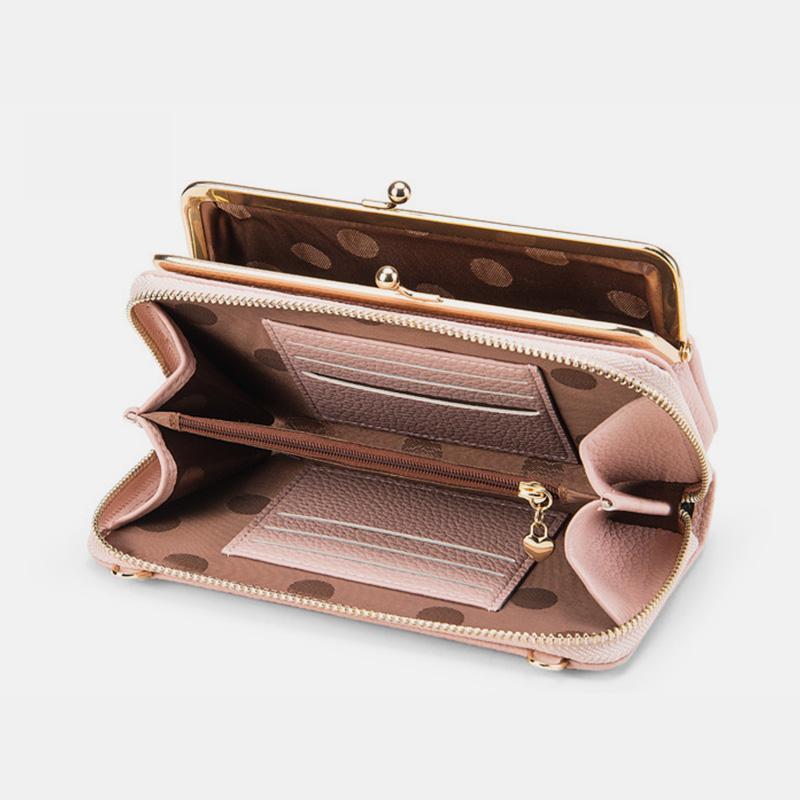 Sac Téléphone Bandoulière Femme – Portefeuille Multi-Compartiments