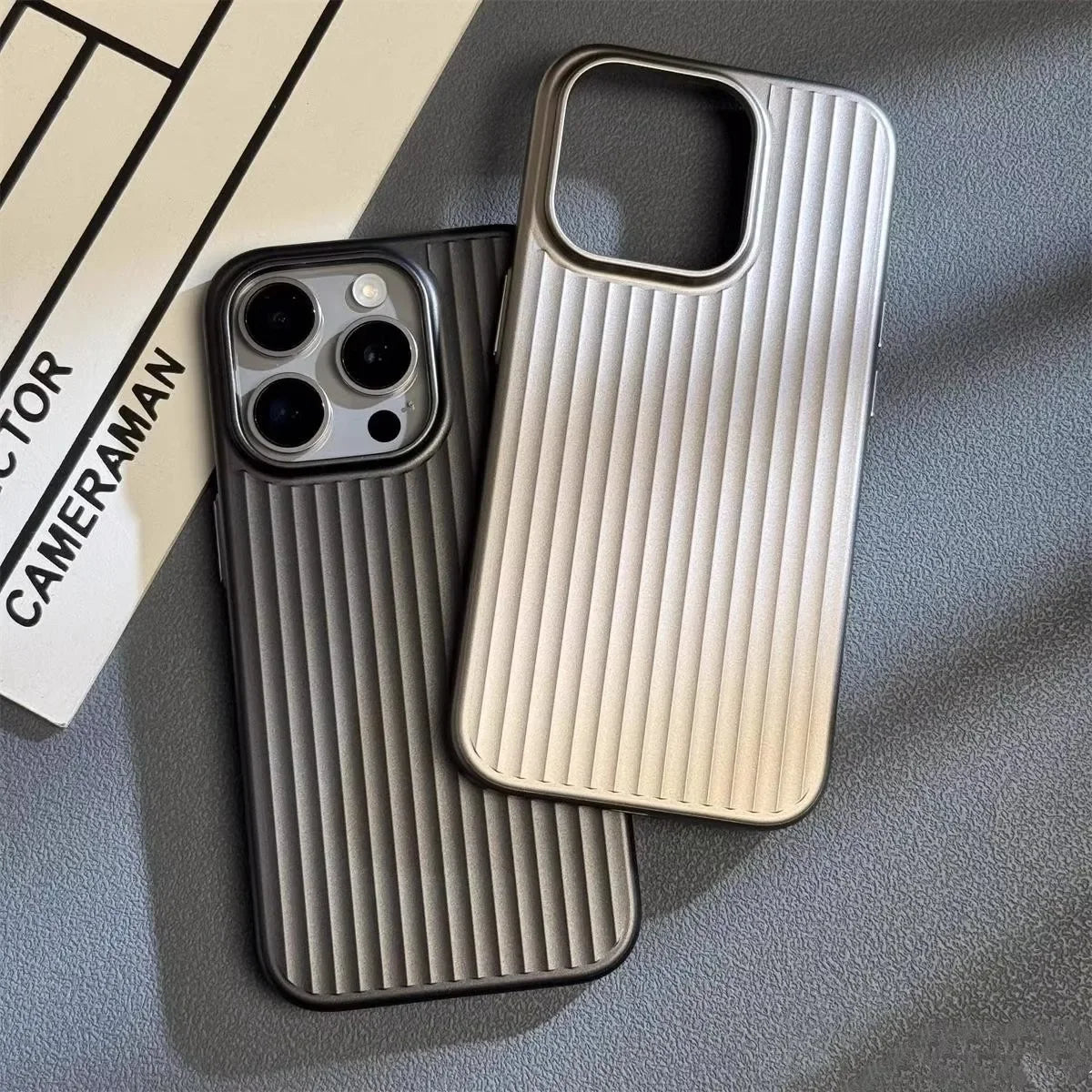 Coque iPhone | Texture Nervurée | Protection Antichoc | Ultra Fine
