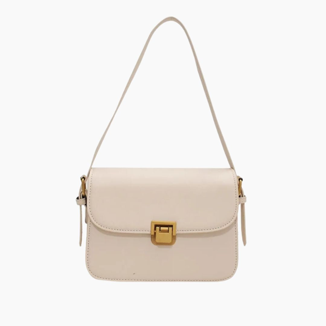 Petit Sac Bandoulière Femme – Fermoir Doré & Format Compact