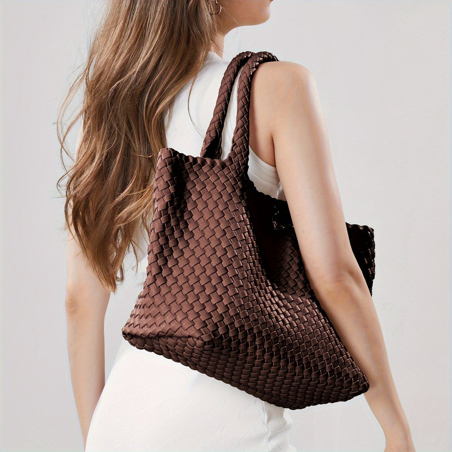 Sac Cabas Tressé Femme – Grand Format & Doublure Intérieure
