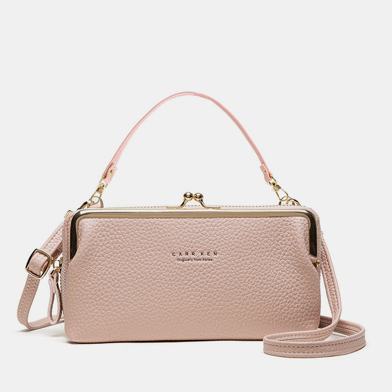 Sac Téléphone Bandoulière Femme – Portefeuille Multi-Compartiments