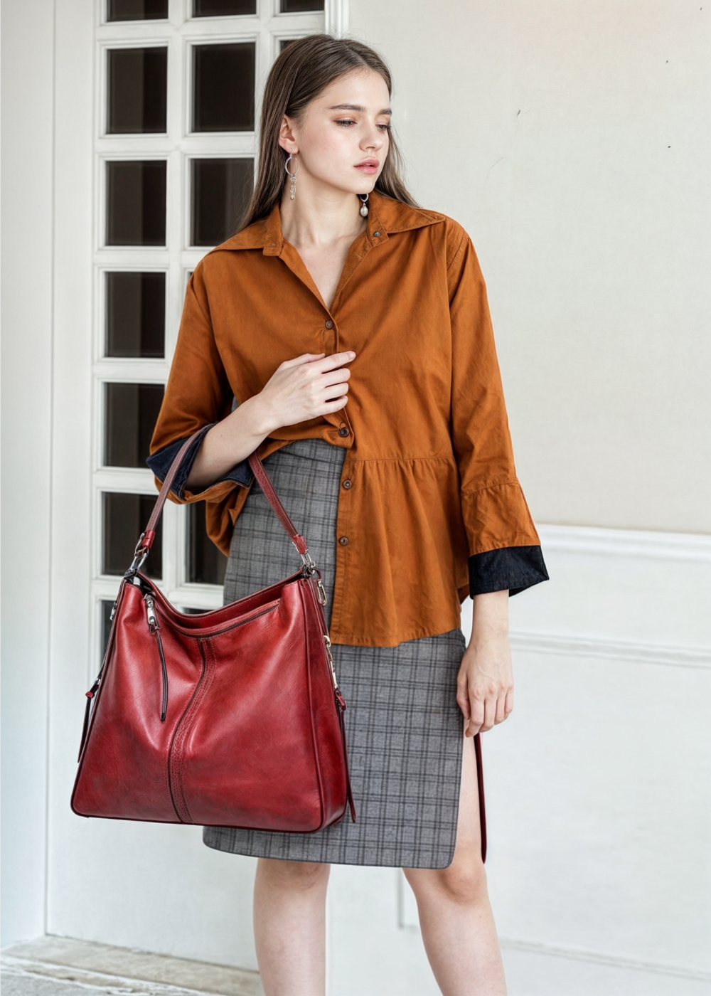 Grand Sac Bandoulière Femme – Sac à Main Élégant