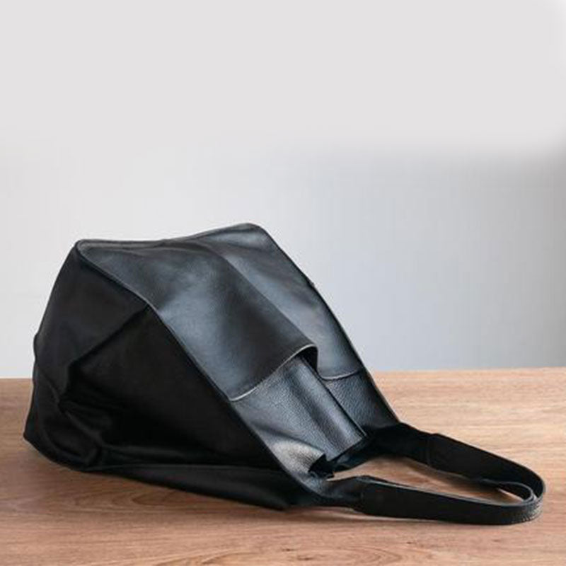Sac Cabas Oversize Femme – Coutures Apparentes & Grand Format