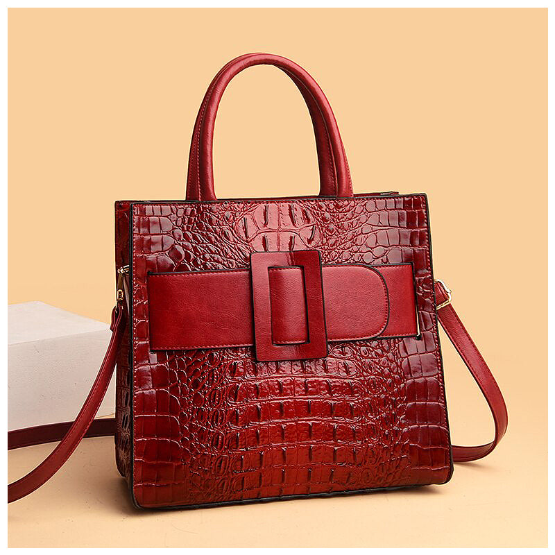 Sac à Main Femme Effet Croco – Élégant, Chic et Intemporel