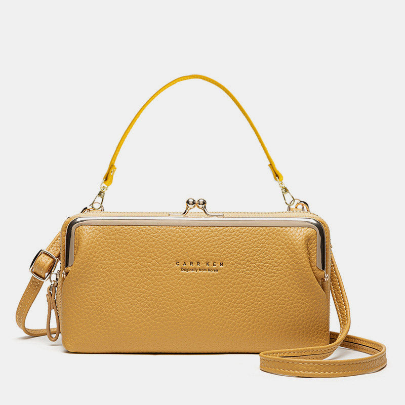 Sac Téléphone Bandoulière Femme – Portefeuille Multi-Compartiments