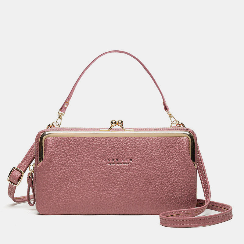 Sac Téléphone Bandoulière Femme – Portefeuille Multi-Compartiments