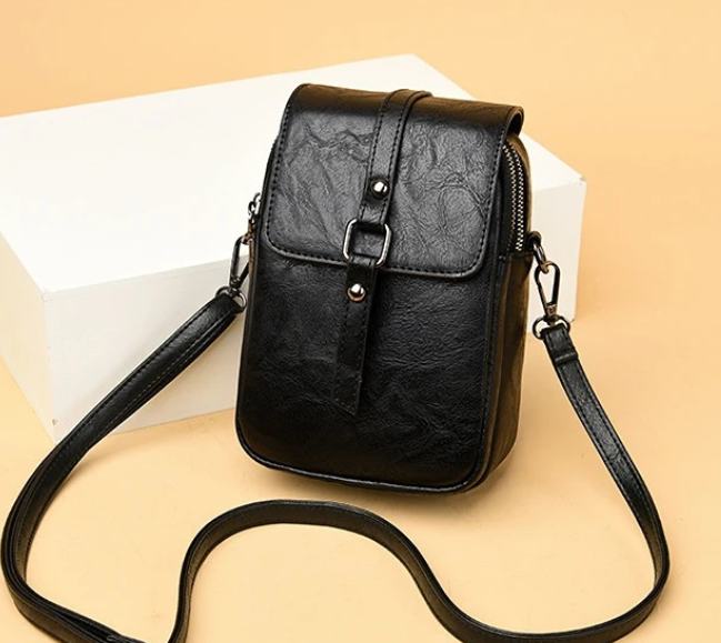 Petit Sac Bandoulière Femme – Rabat à Fermoir & Compartiments