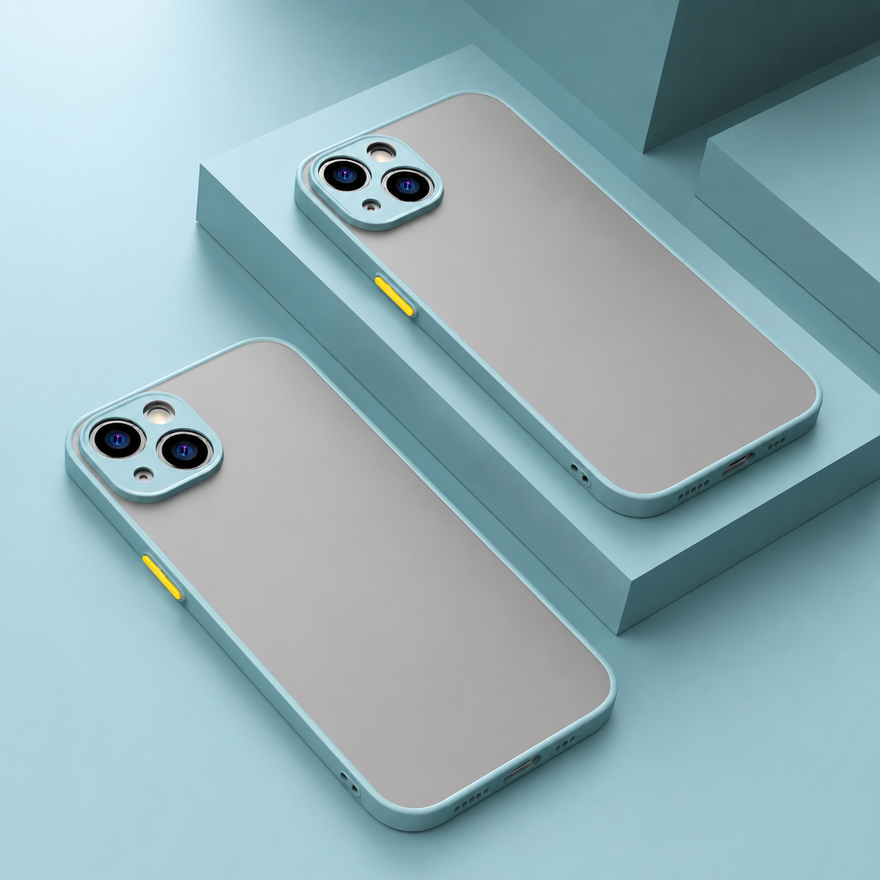 For iPhone 13 / Bleu clair