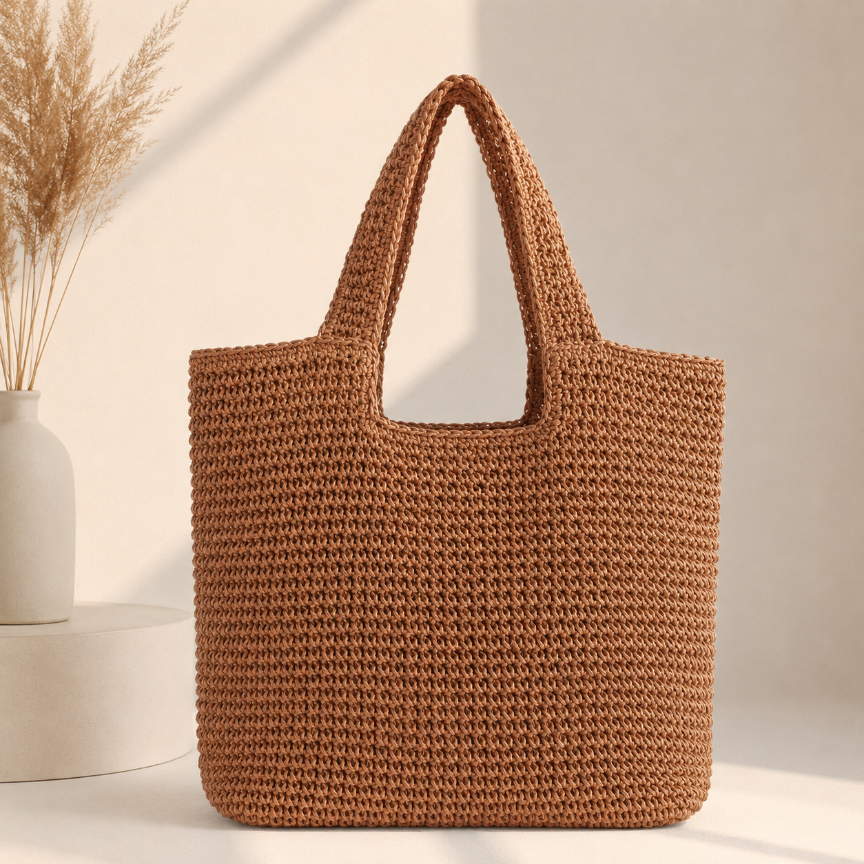 Sac Cabas Tressé Femme – Style Bohème & Grand Format