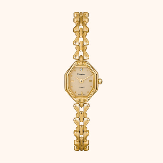 Montre Femme | Quartz | Dorée | Style Vintage