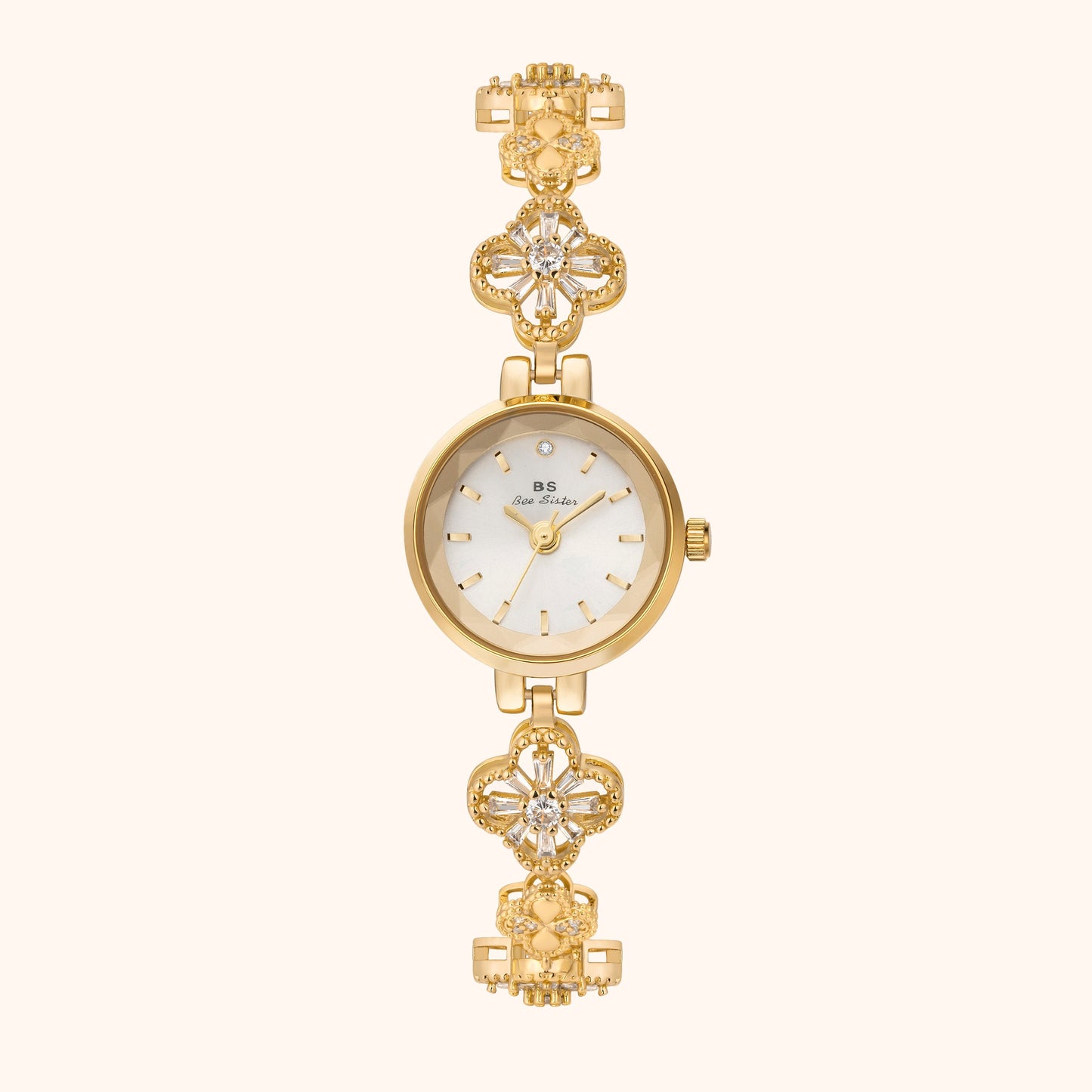 Montre femme | Dorée | Bracelet bijou | Élégante