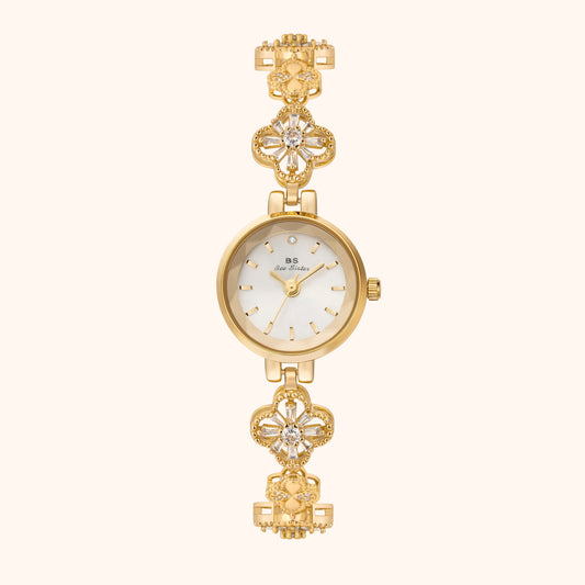 Montre femme | Dorée | Bracelet bijou | Élégante