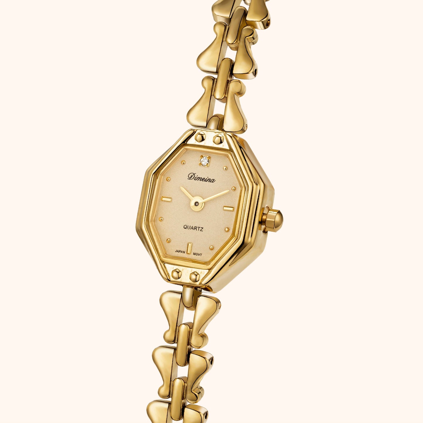 Montre Femme | Quartz | Dorée | Style Vintage