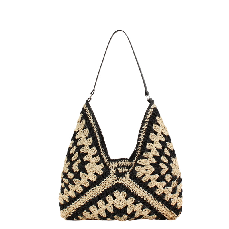 Sac Cabas en Crochet Femme – Grand Sac Bohème pour le Quotidien