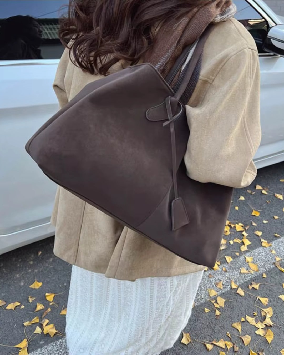 Grand Sac Cabas Femme – Format Spacieux & Finition Douc