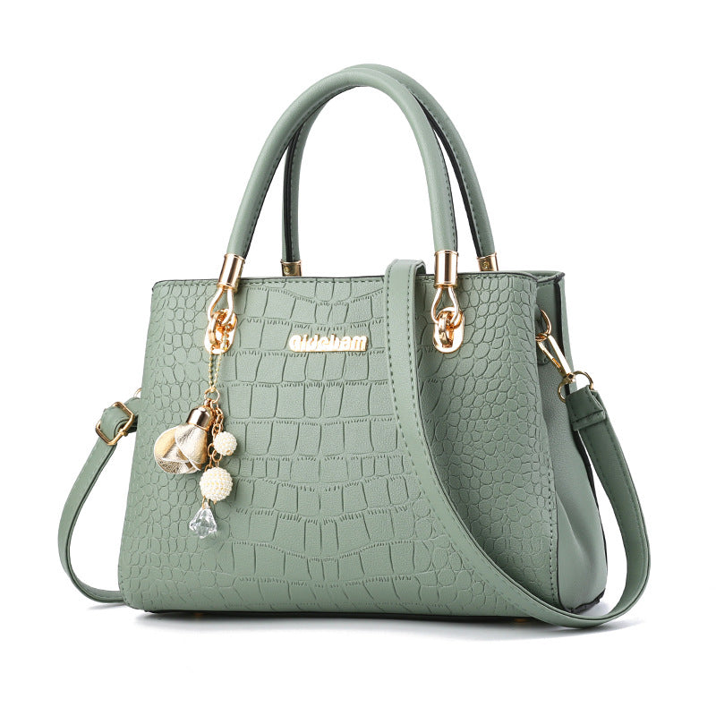 Sac à Main Femme Effet Croco – Grand Sac Bandoulière Élégant