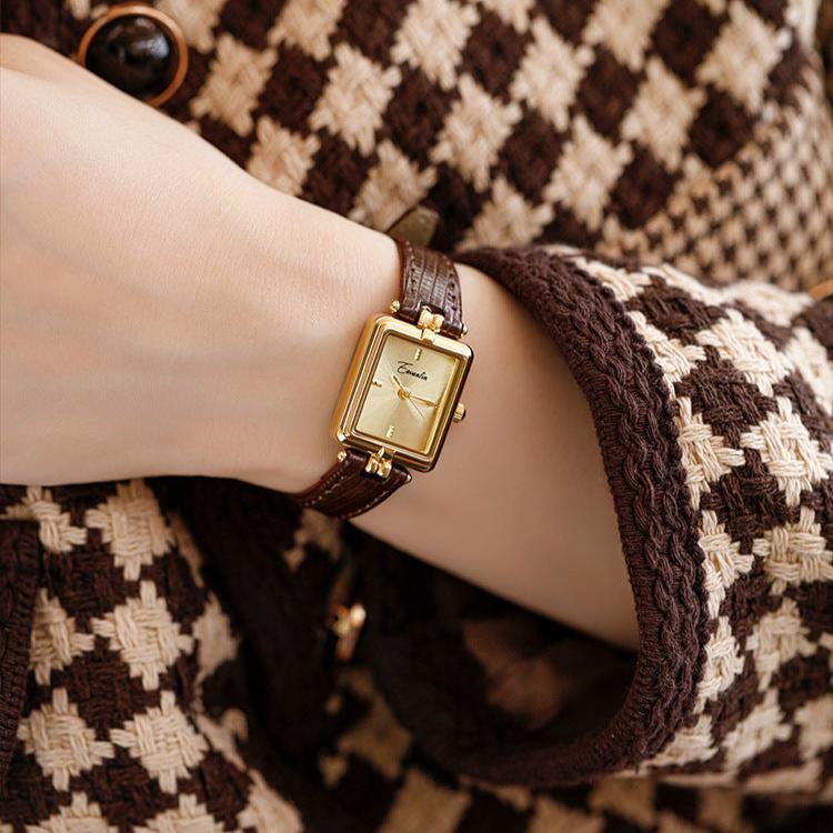 Montre Femme Élégante | Bracelet Rectangulaire