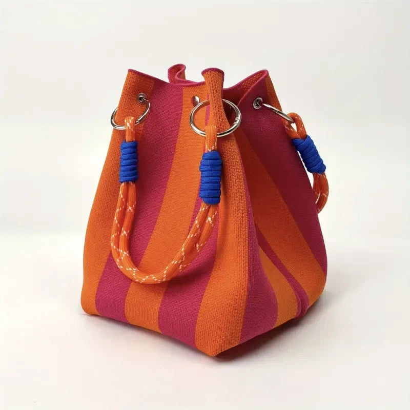 Sac cabas | Femme | Rayures | Grand format | Tendance