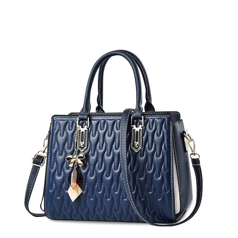 Sac à Main Femme – Motif Relief & Bandoulière Réglable