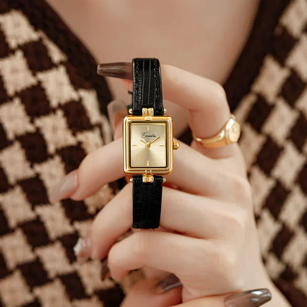 Montre Femme Élégante | Bracelet Rectangulaire