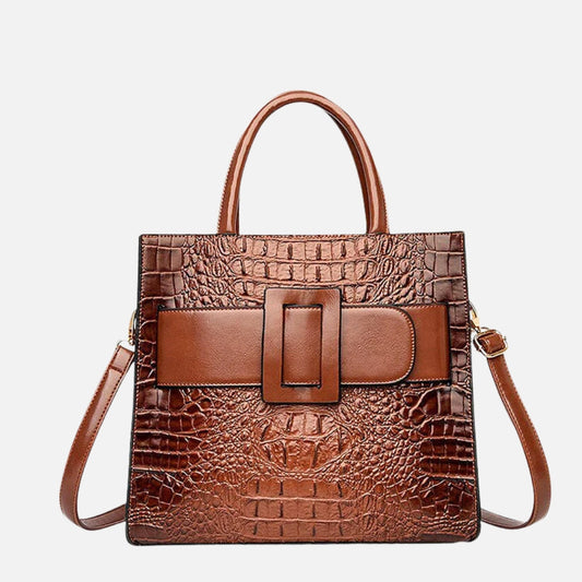Sac à Main Femme Effet Croco – Élégant, Chic et Intemporel