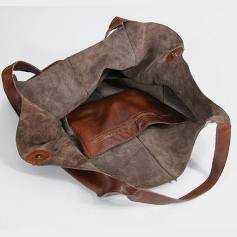 Sac Cabas Oversize Femme – Coutures Apparentes & Grand Format
