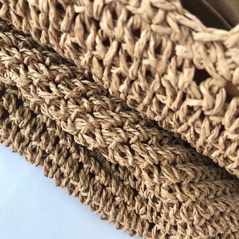 Sac Cabas Tressé Femme – Style Bohème & Grand Format