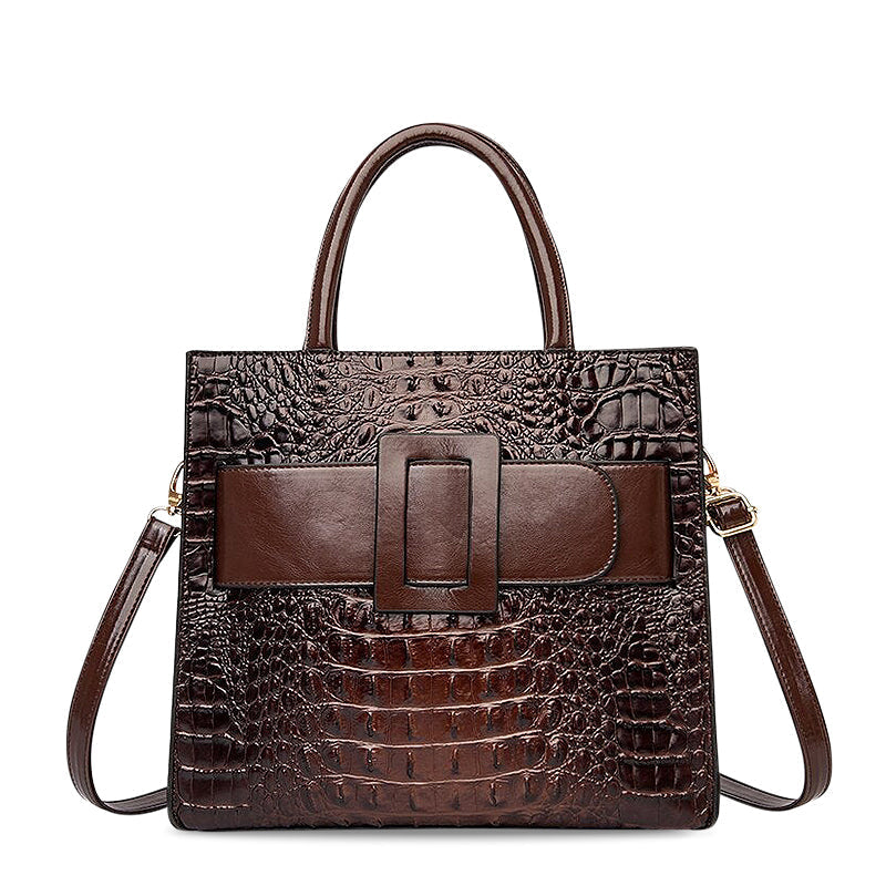 Sac à Main Femme Effet Croco – Élégant, Chic et Intemporel