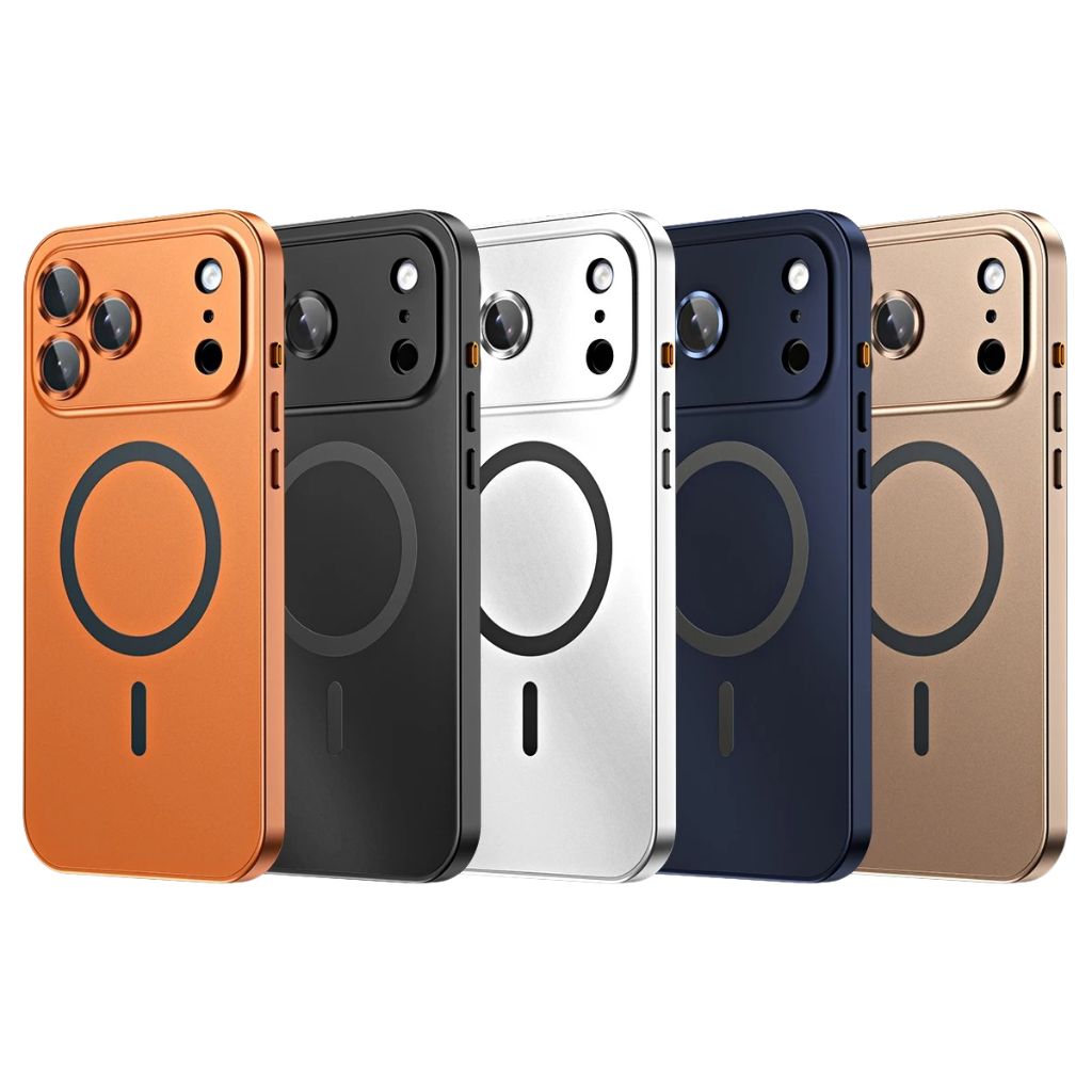 MagSafe IPhone Hoesje – Premium Metalen Case