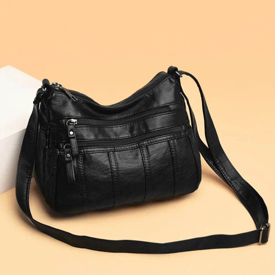 Sac Bandoulière Femme – Léger à Poches Zippées