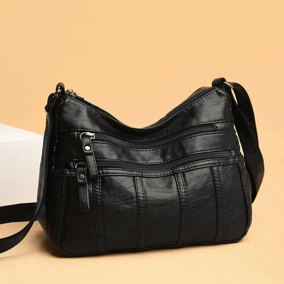 Sac Bandoulière Femme – Léger à Poches Zippées