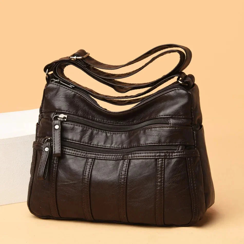 Sac Bandoulière Femme – Léger à Poches Zippées