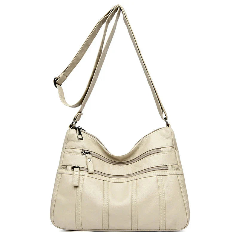 Sac Bandoulière Femme – Léger à Poches Zippées