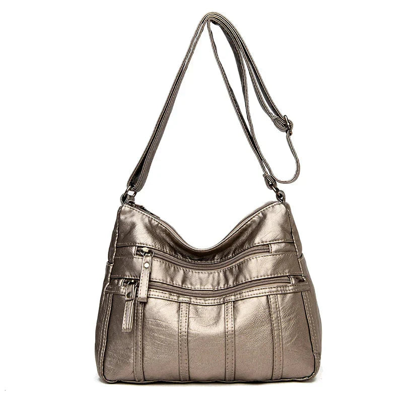 Sac Bandoulière Femme – Léger à Poches Zippées