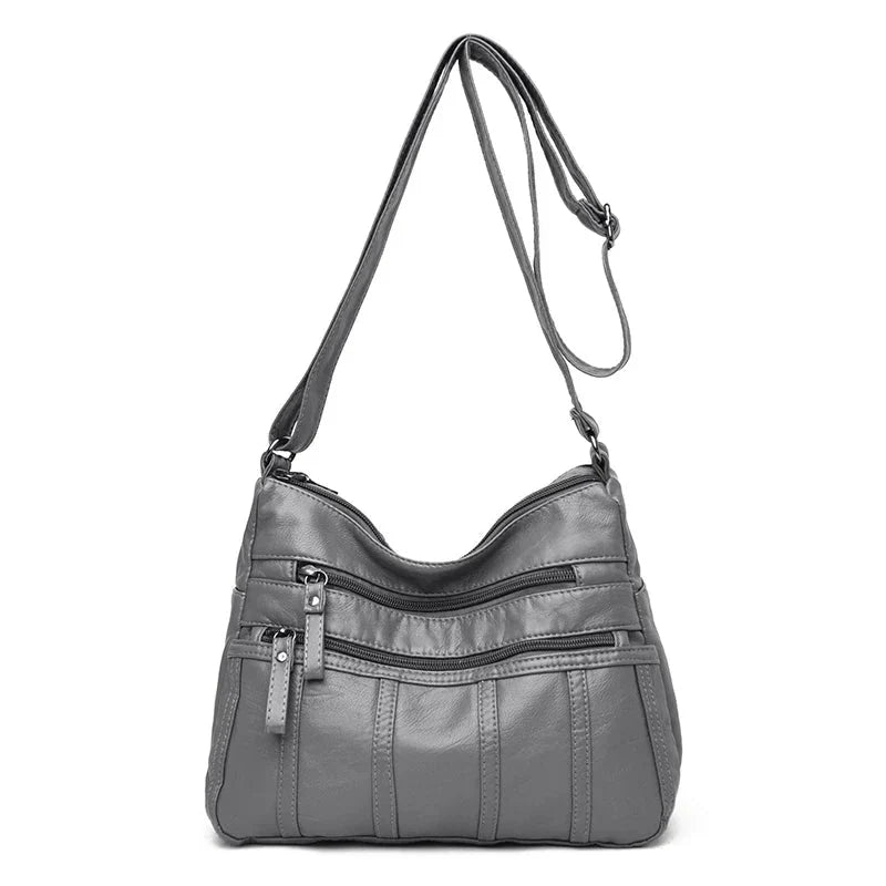 Sac Bandoulière Femme – Léger à Poches Zippées