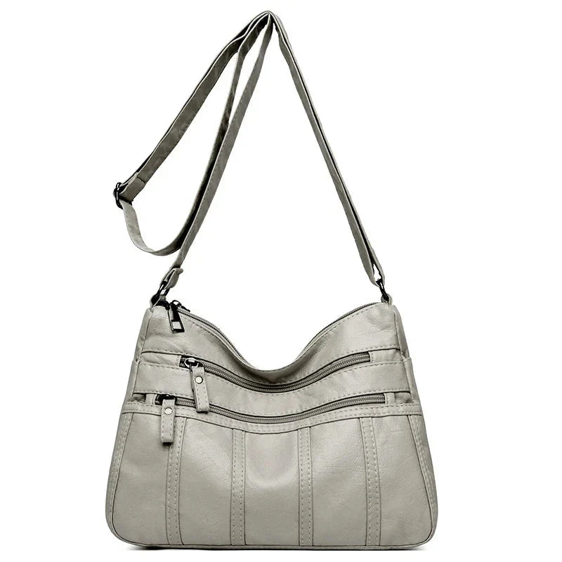 Sac Bandoulière Femme – Léger à Poches Zippées