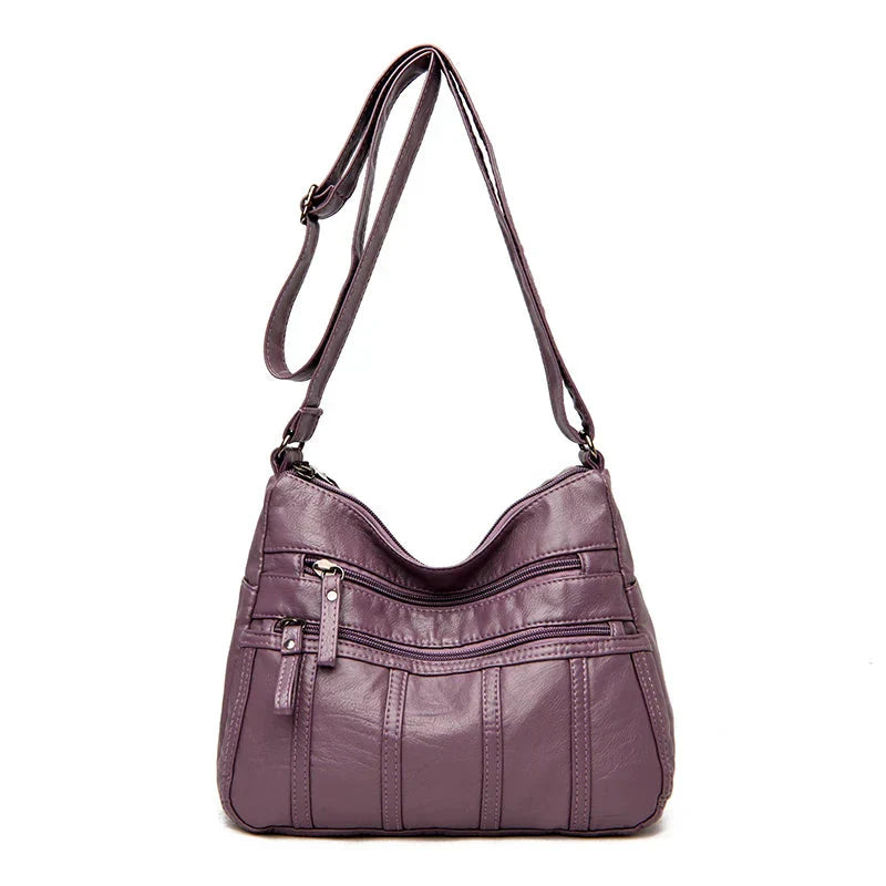 Sac Bandoulière Femme – Léger à Poches Zippées