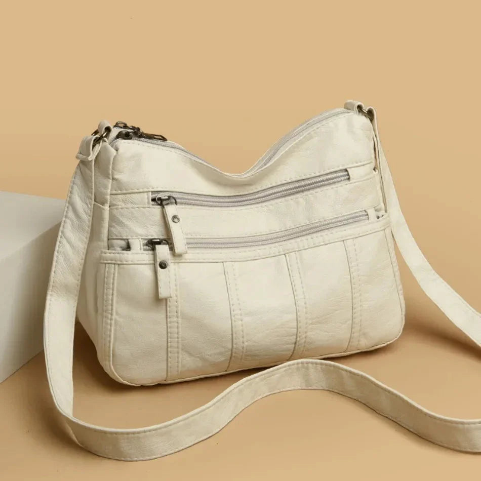 Sac Bandoulière Femme – Léger à Poches Zippées