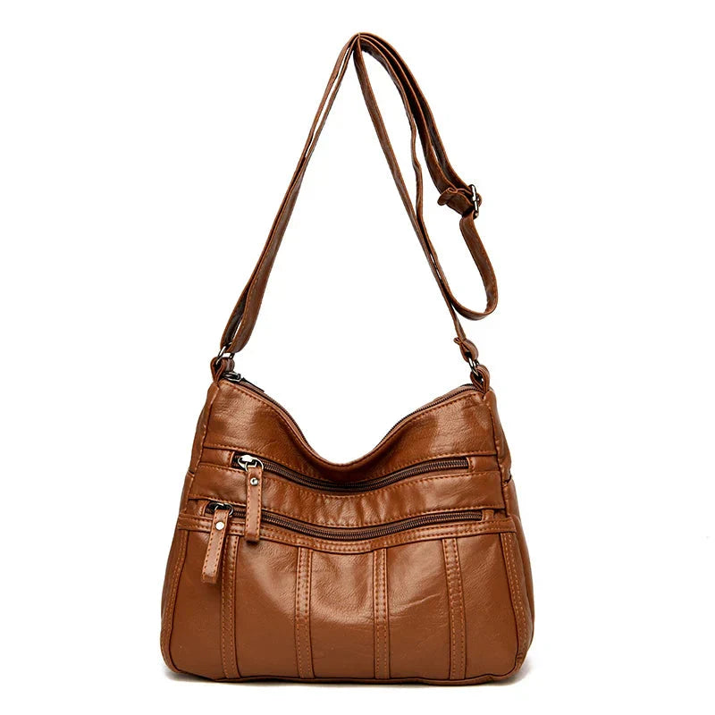 Sac Bandoulière Femme – Léger à Poches Zippées