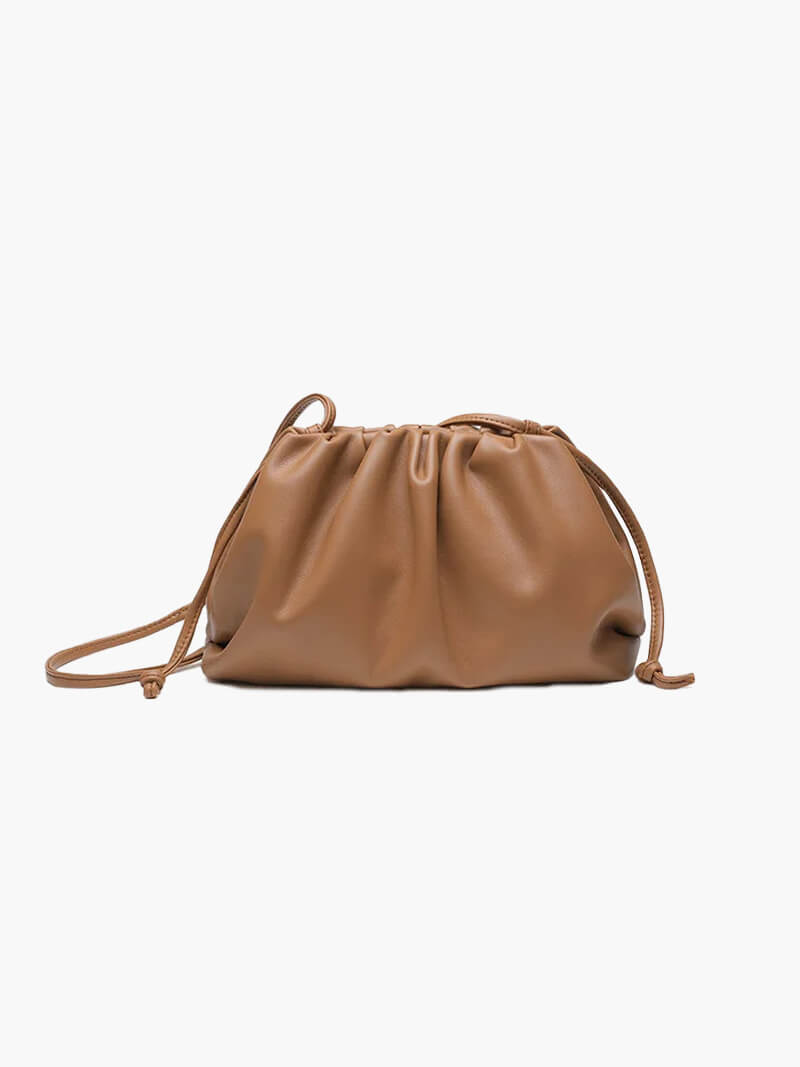 Petit Sac Bandoulière Femme – Forme Plissée Style Dumpling