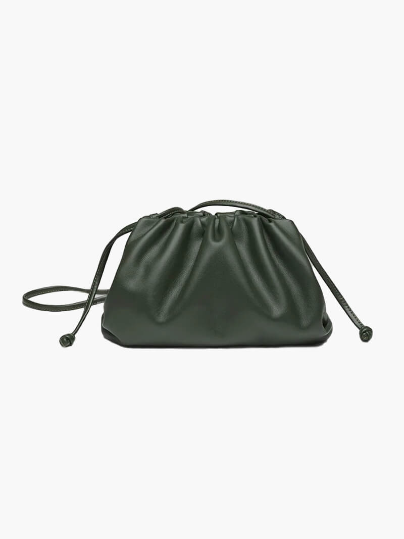 Petit Sac Bandoulière Femme – Forme Plissée Style Dumpling