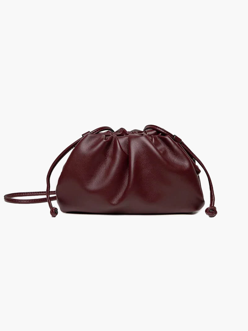 Petit Sac Bandoulière Femme – Forme Plissée Style Dumpling