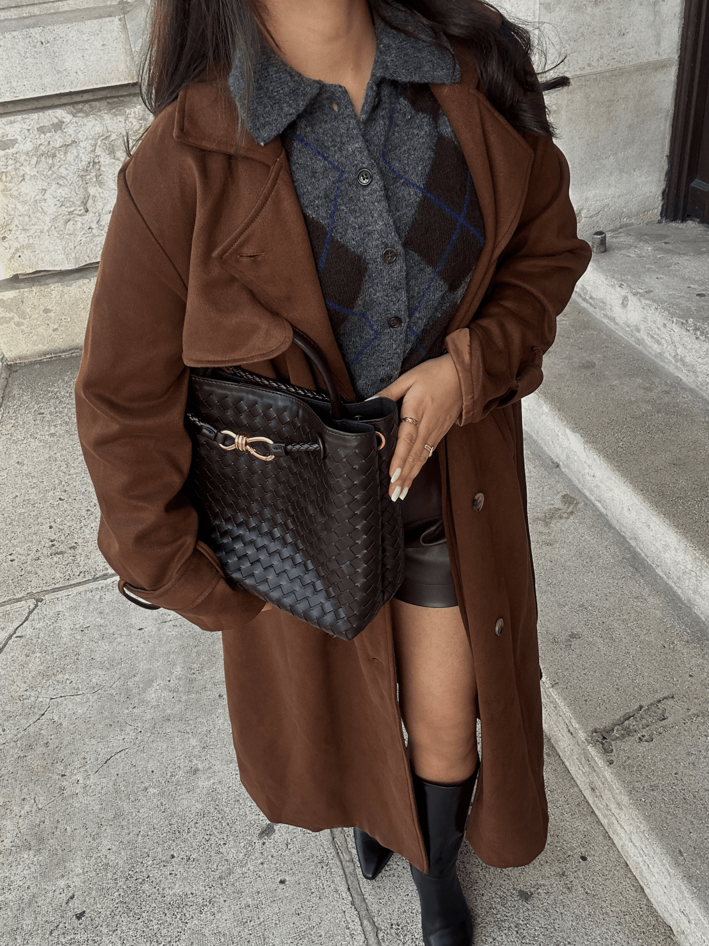 Sac à Main Tressé Femme – Élégant et Spacieux