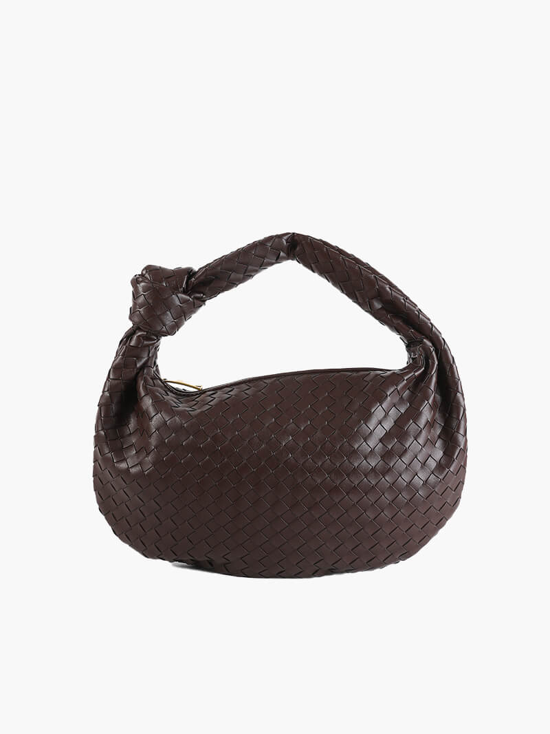 Sac Bandoulière Tressé Femme – Nœud Élégant & Format Compact