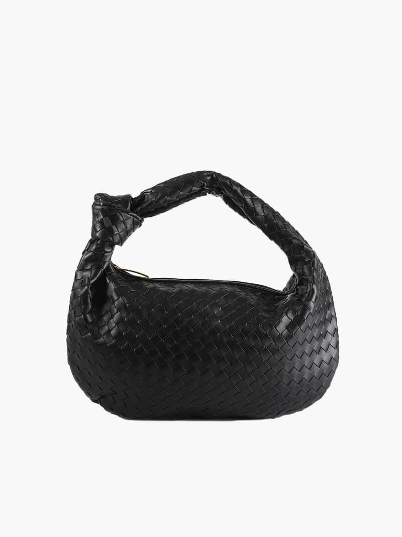 Sac Bandoulière Tressé Femme – Nœud Élégant & Format Compact