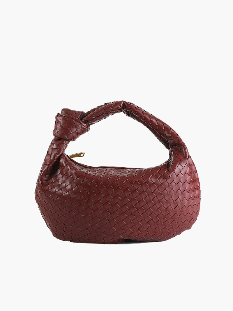 Sac Bandoulière Tressé Femme – Nœud Élégant & Format Compact